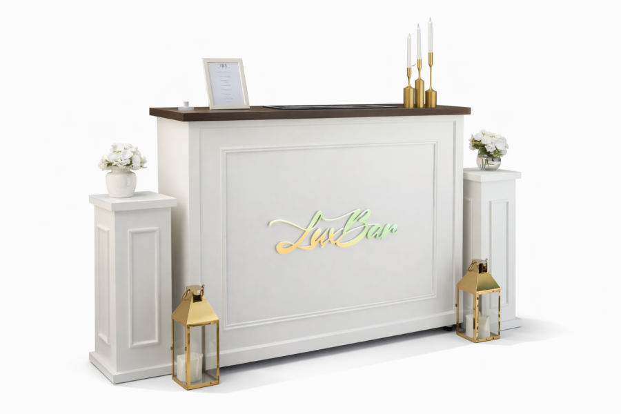 Barra Móvil Premium Lux Bar para Eventos y Matrimonios