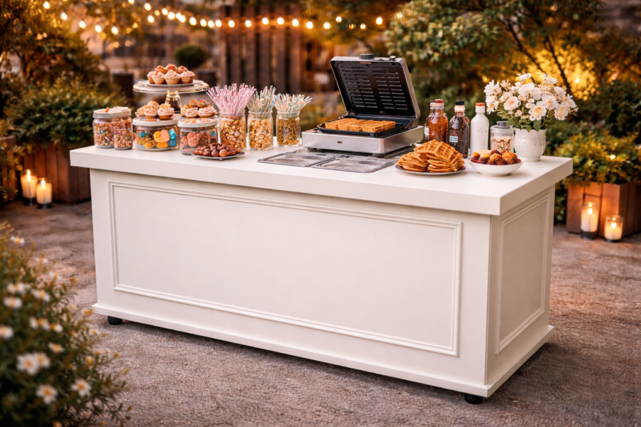 Carrito Dulcería Waffles & Hot Cakes Desmontable