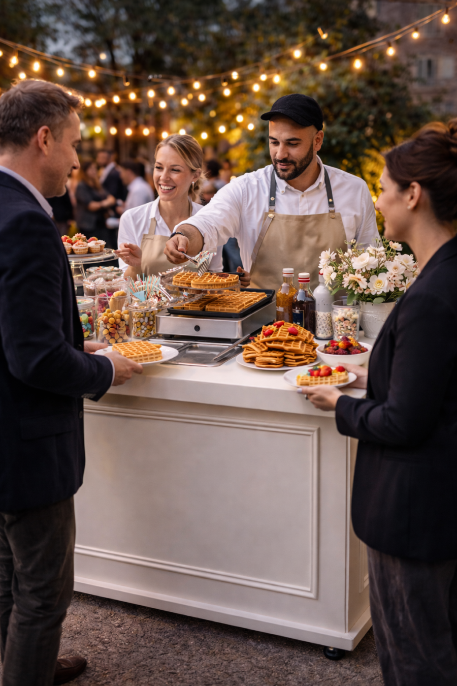 Carrito Dulcería Waffles & Hot Cakes Desmontable