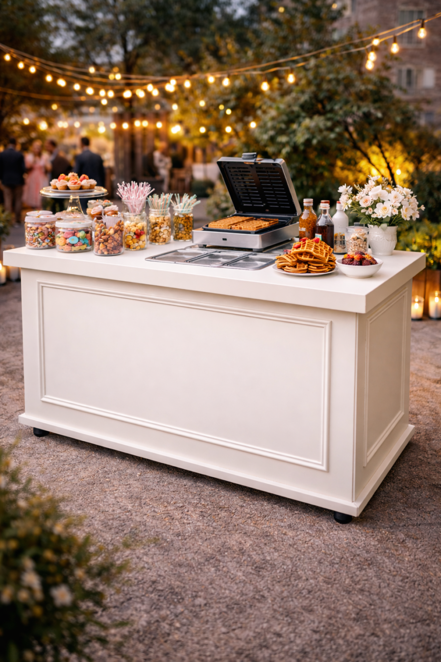 Carrito Dulcería Waffles & Hot Cakes Desmontable