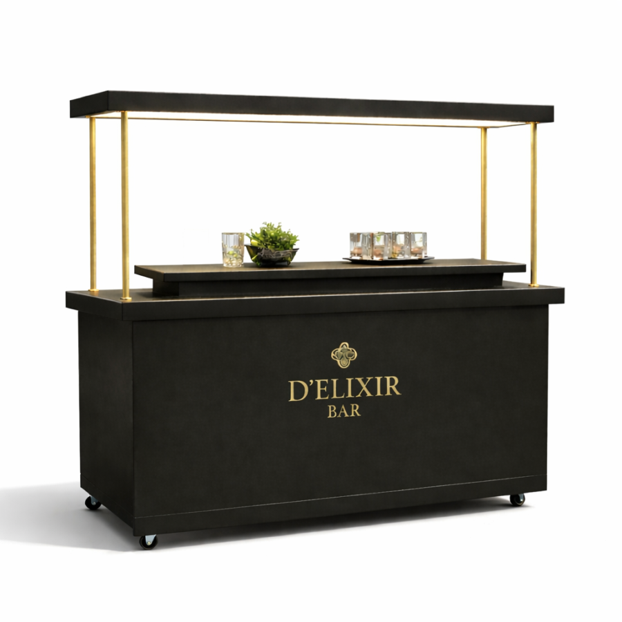 ChatGPT Image 19 feb 2026, 13_20_36 "D Elixir Bar" – Barra Móvil Premium para Eventos