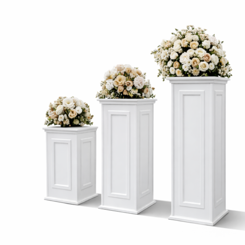 Pilares Decorativos Blancos