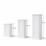 Pilares Decorativos Blancos