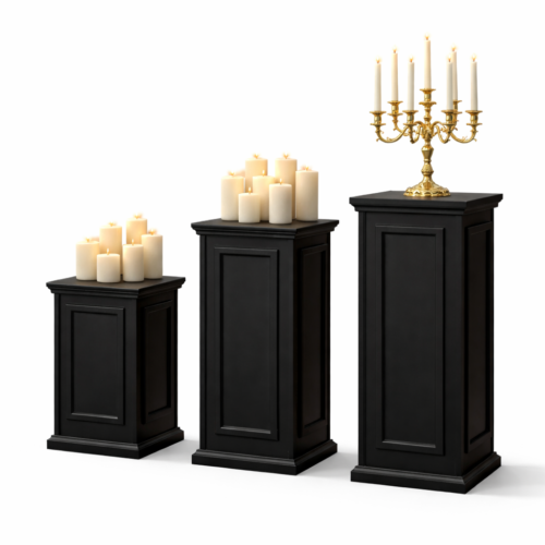 Pilares Decorativos Negros