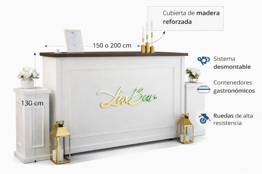 ChatGPT Image 3 mar 2026, 21_25_25 Barra Móvil Premium Lux Bar para Eventos y Matrimonios