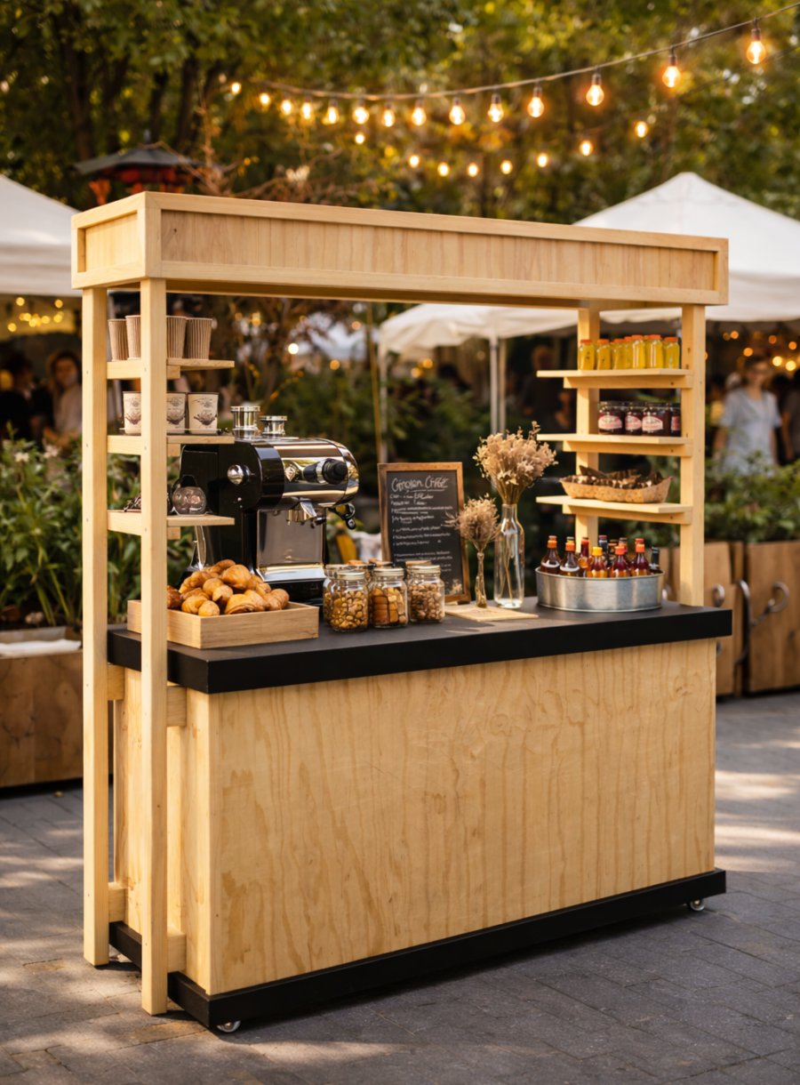 Carrito Exhibidor Móvil Desmontable Modelo Expo Cart