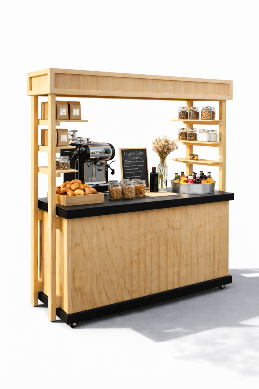 Carrito Exhibidor Móvil Desmontable Modelo Expo Cart