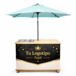 Brand Food Cart | Carrito Móvil Desmontable para Cocinerías y Street Food