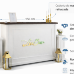 Barra Móvil Premium Lux Bar para Eventos y Matrimonios