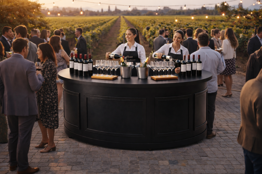 Grand Wine 360 – Barra Circular para Eventos y Viñas