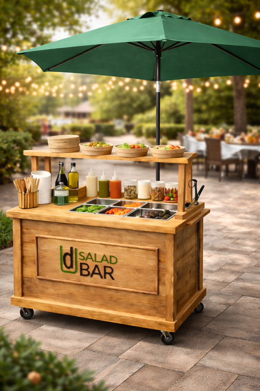 Carrito Móvil (D) Salad Bar Desmontable