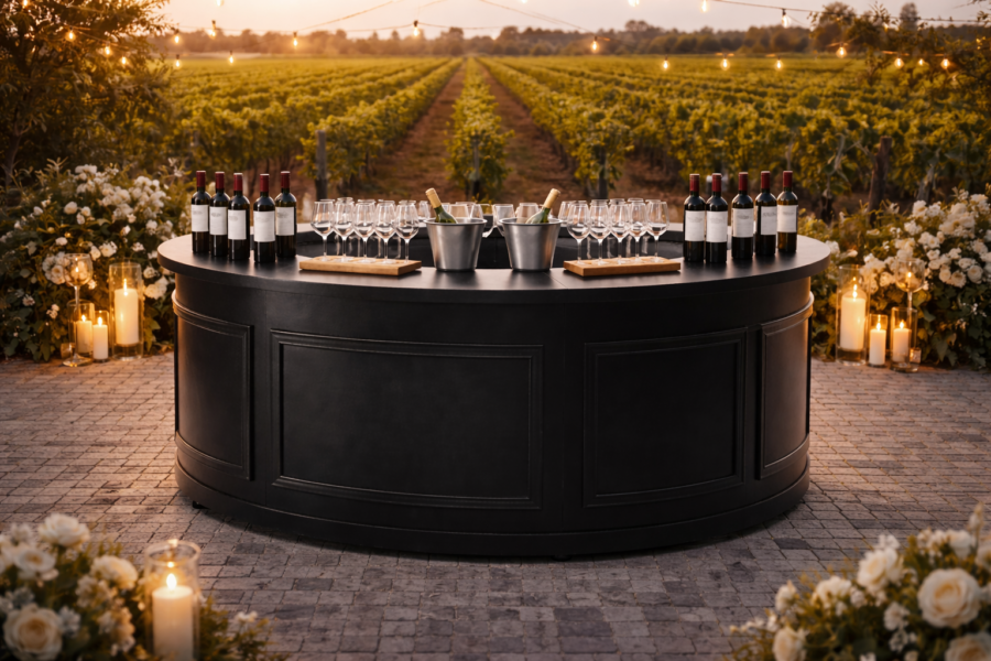 Grand Wine 360 – Barra Circular para Eventos y Viñas