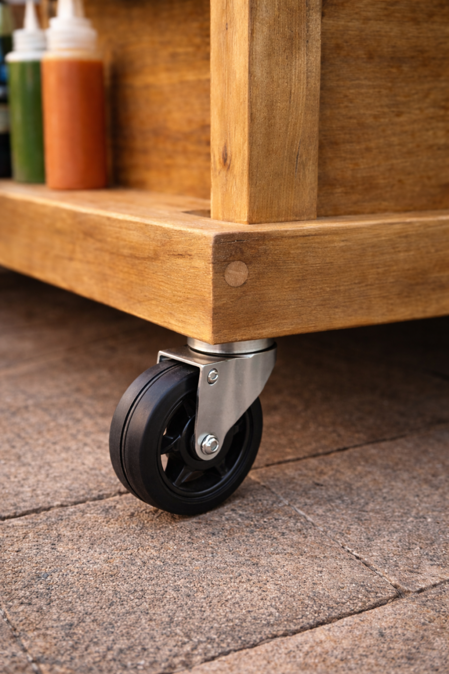 Carrito Móvil (D) Salad Bar Desmontable