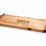 Tabla de Picar con Mangos de Metal | Grabado Láser