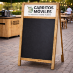 Pizarra Paloma Doble con Logotipo