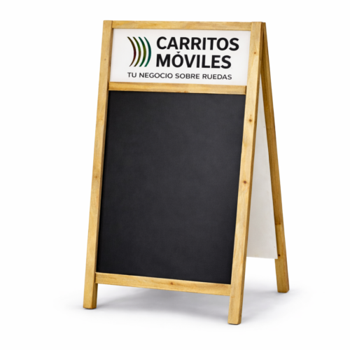 Pizarra Paloma Doble con Logotipo