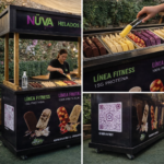 Carrito Publicitario para Alimentos Modelo Magnum con Techo y Branding Personalizado